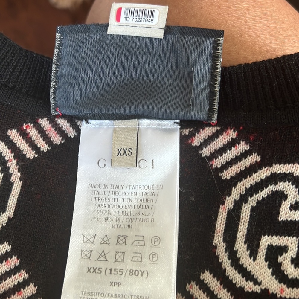 Reversible Interlocking G Wool Sweater - image 4